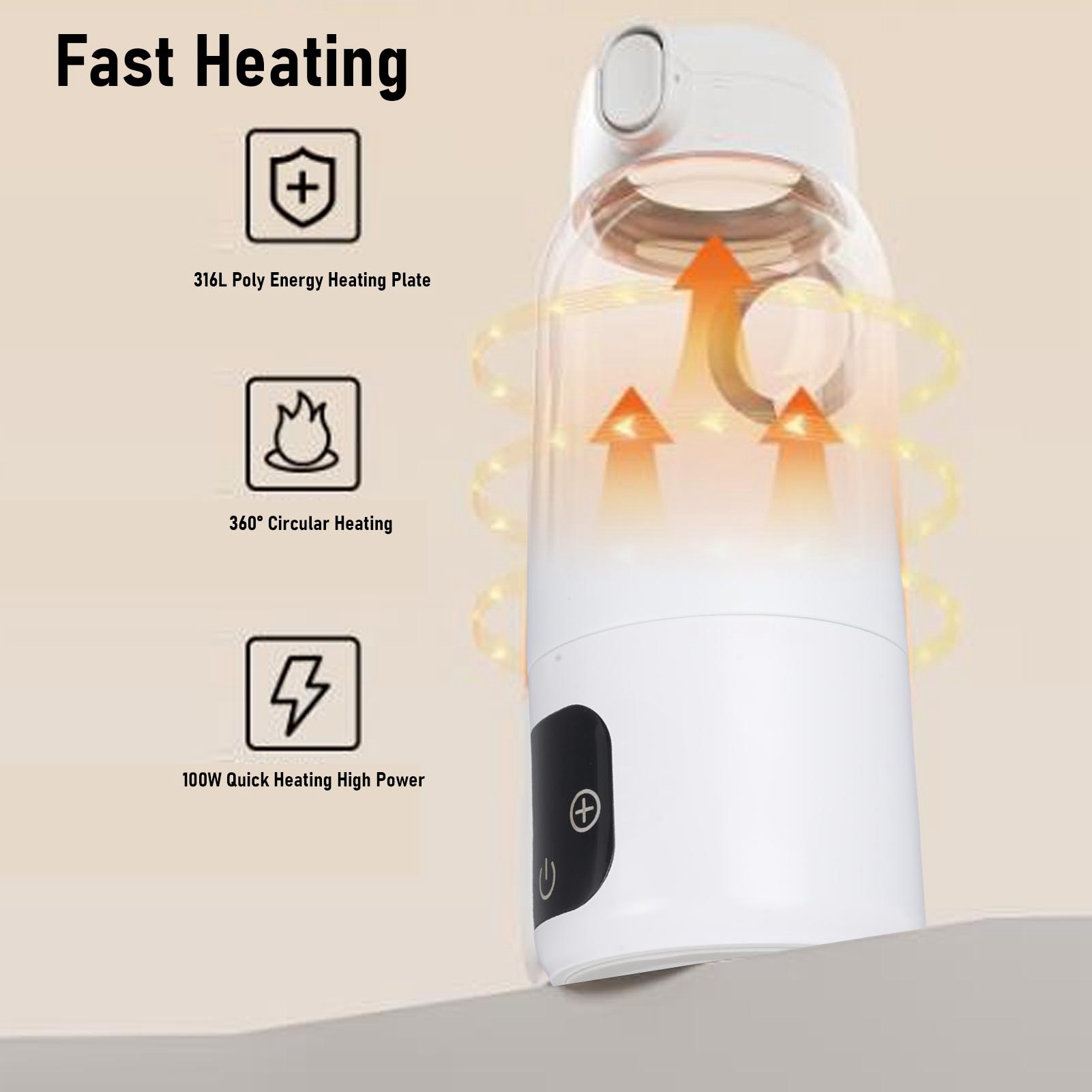 Hervidor Eléctrico Portátil co - Coffee Tea Water Heater reseña y precio