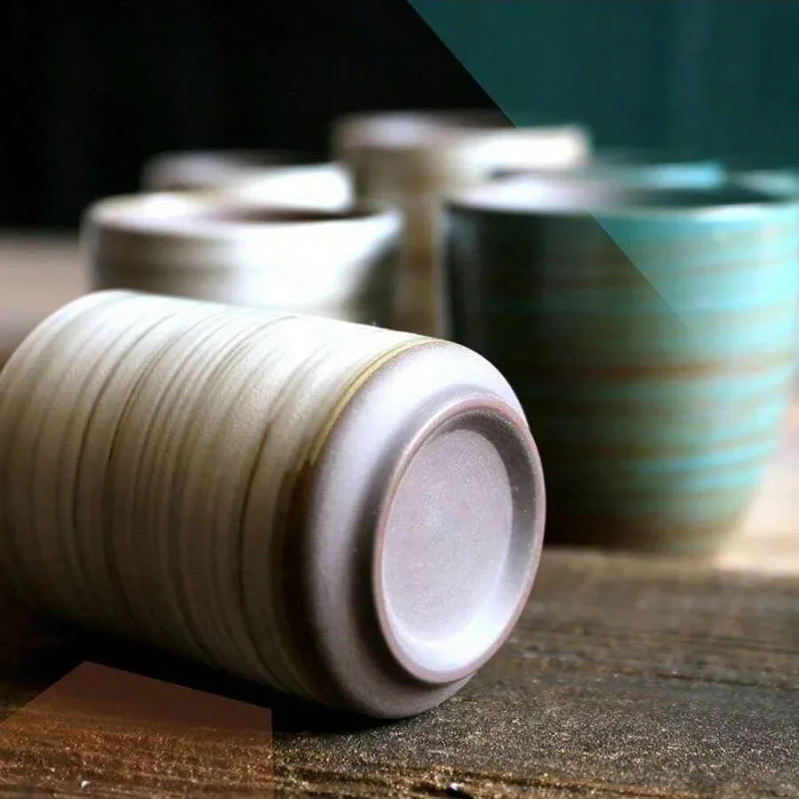 Taza de gres esmaltada craquel - Coffee Tea Flask reseña y precio
