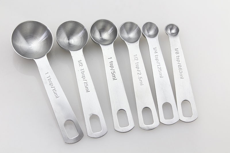 6 cucharas medidoras de acero  - Coffee Tea Difference reseña y precio