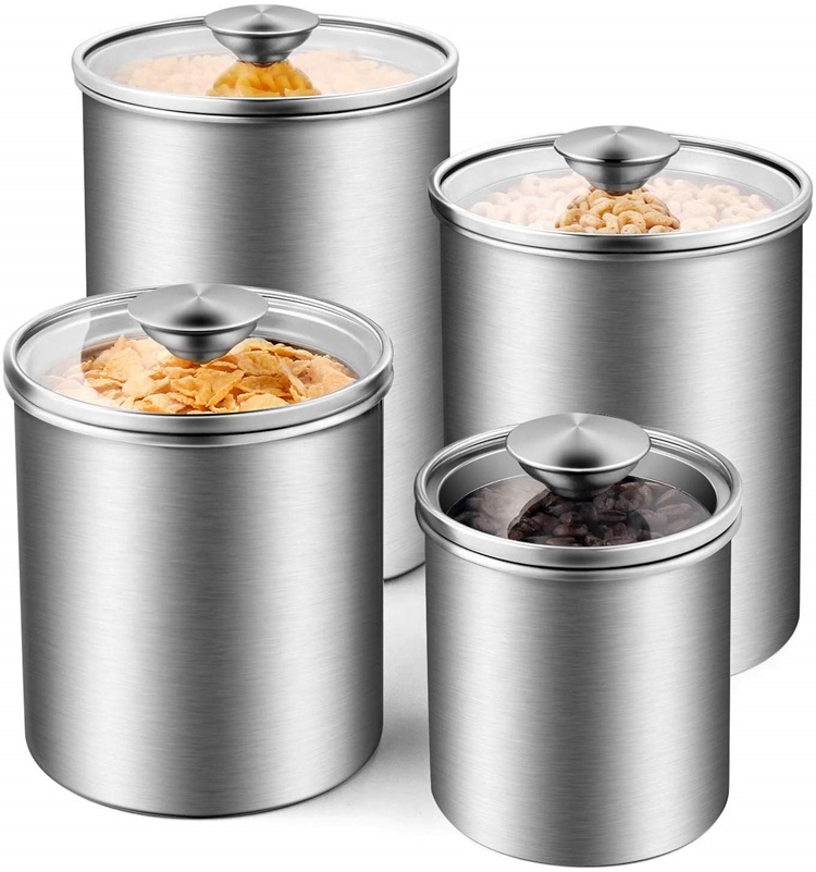 Contenedores de almacenamiento - Coffee Tea Sugar Canisters reseña y precio