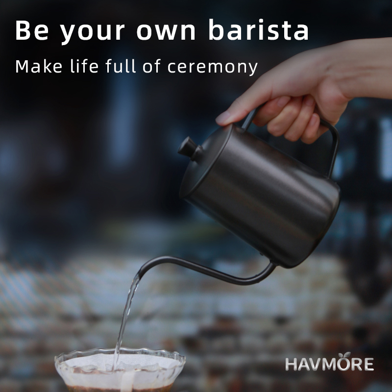 HAVMORE Tetera de acero inoxid - Tea Coffee Utensils reseña y precio