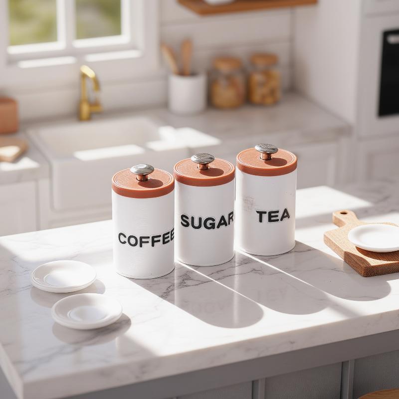 Juego de 3 Recipientes para Té - Tea Coffee Utensils reseña y precio