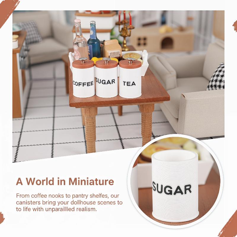 Juego de 3 Recipientes para Té - Tea Coffee Utensils reseña y precio