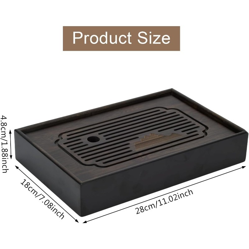 1 bandeja de té de bambú, band - Bamboo Tea Tray reseña y precio