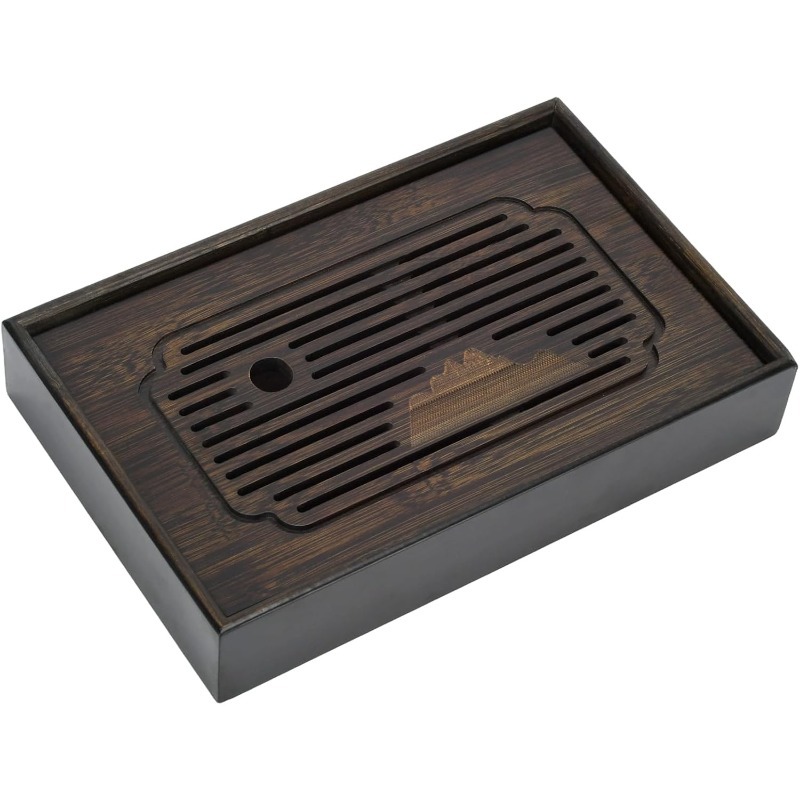 1 bandeja de té de bambú, band - Bamboo Tea Tray reseña y precio