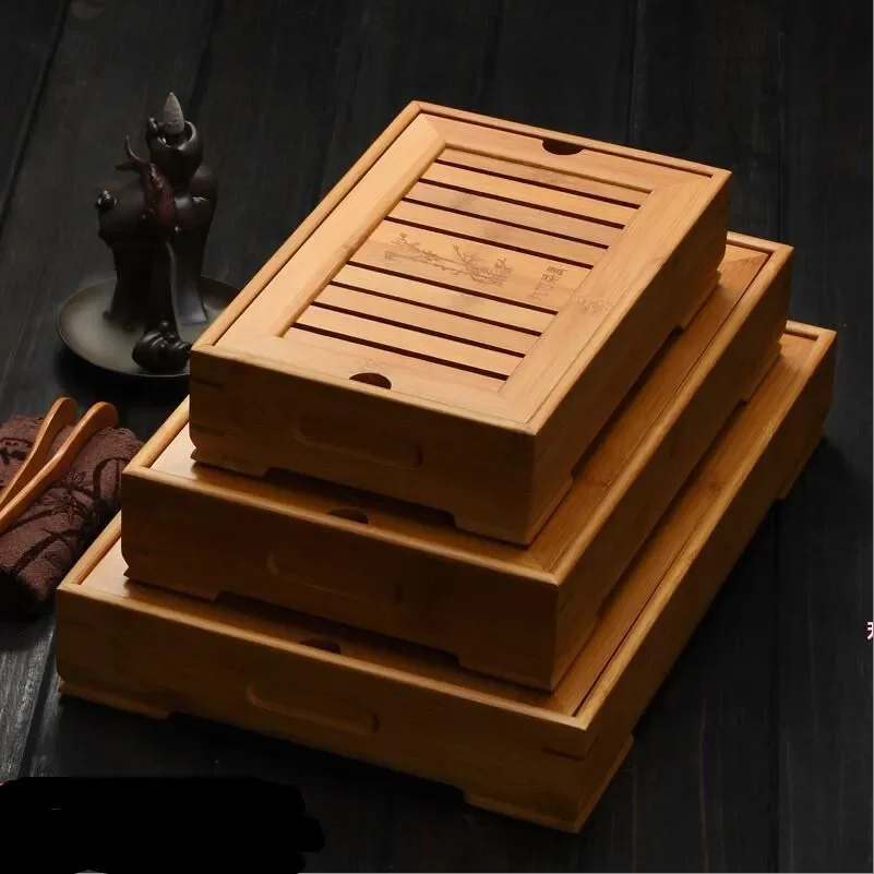 Bandejas de té de bambú, acces - Bamboo Tea Tray reseña y precio