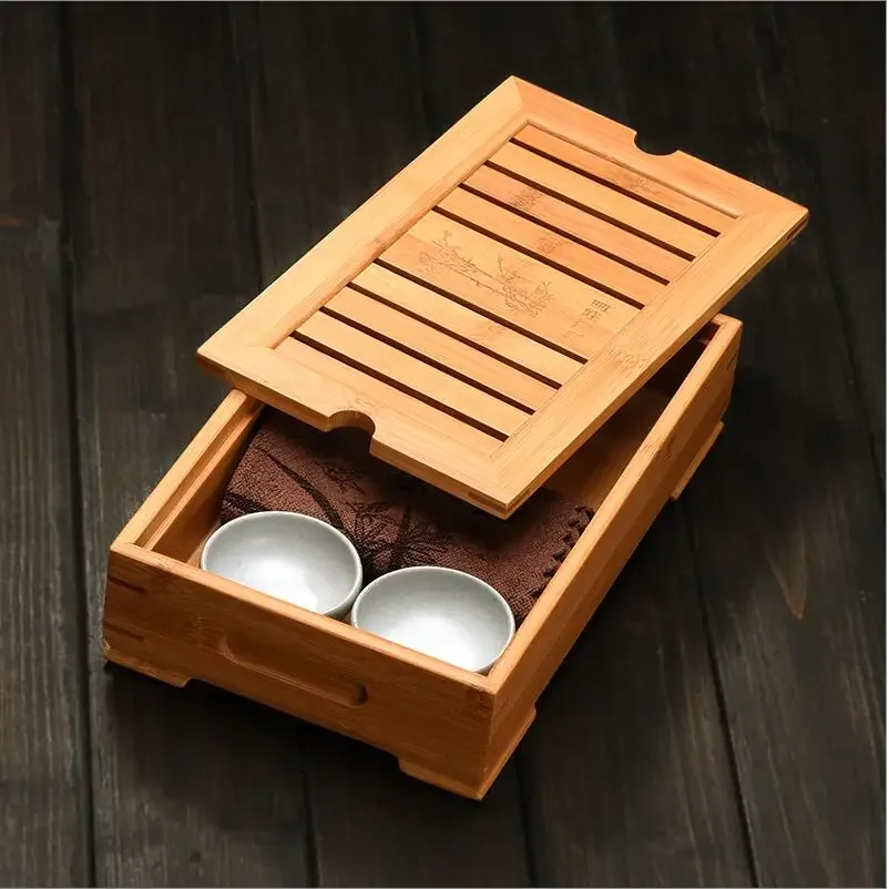 Bandejas de té de bambú, acces - Bamboo Tea Tray reseña y precio