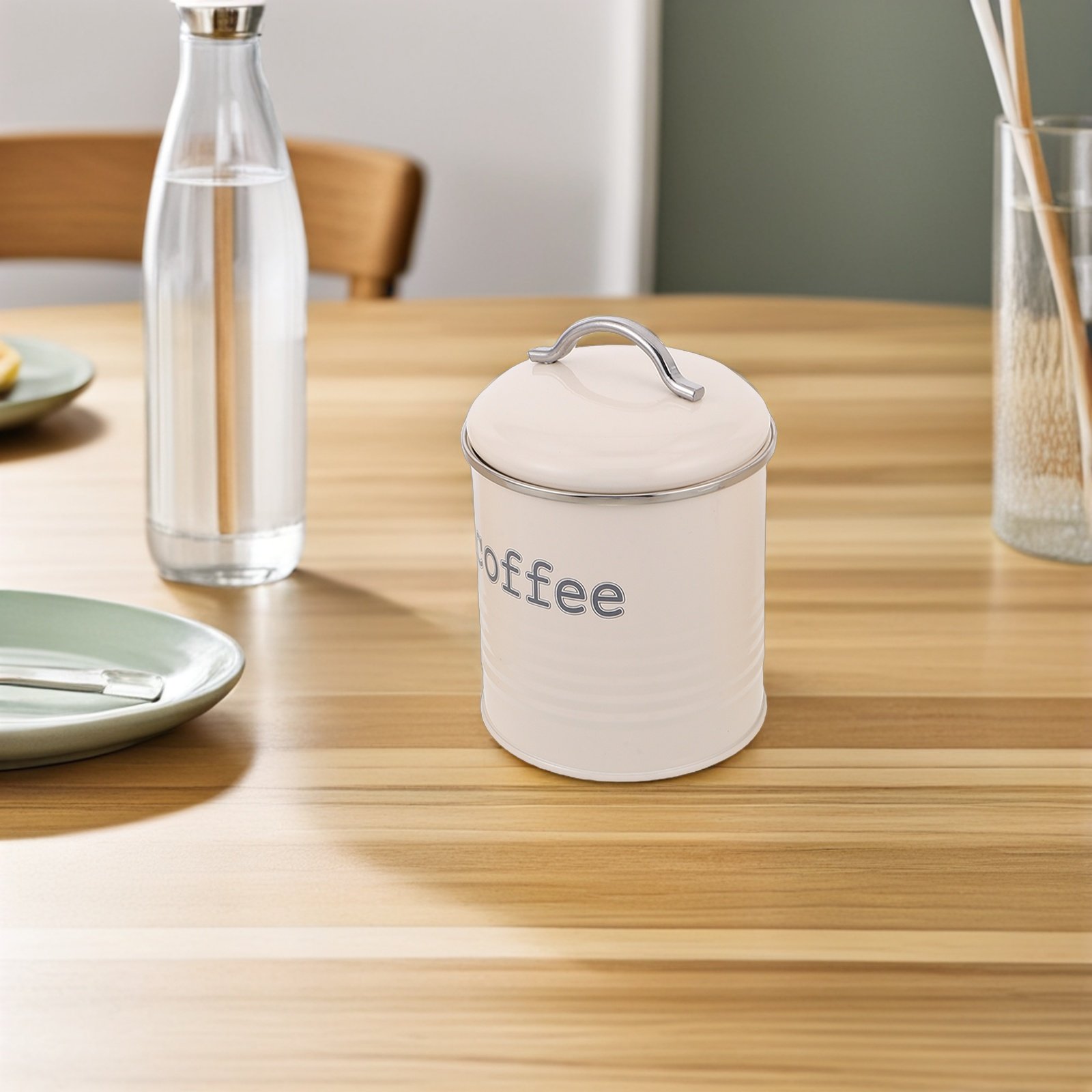 Juego de 3 Recipientes Herméti - Coffee Tea Sugar Canisters reseña y precio