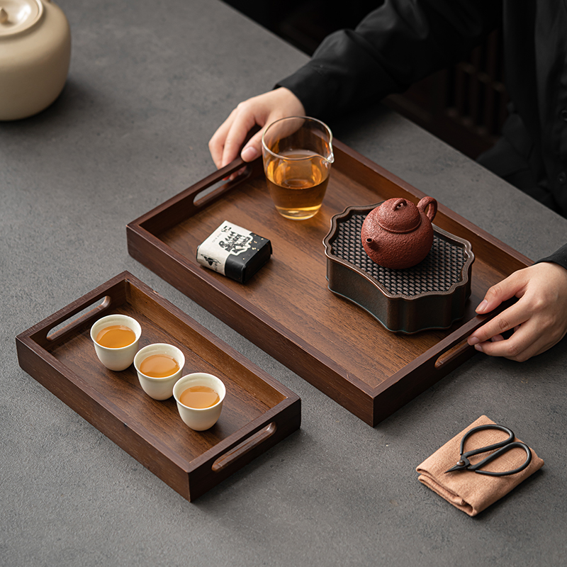 Bandeja de Té Rectangular Gran - Bamboo Tea Tray reseña y precio